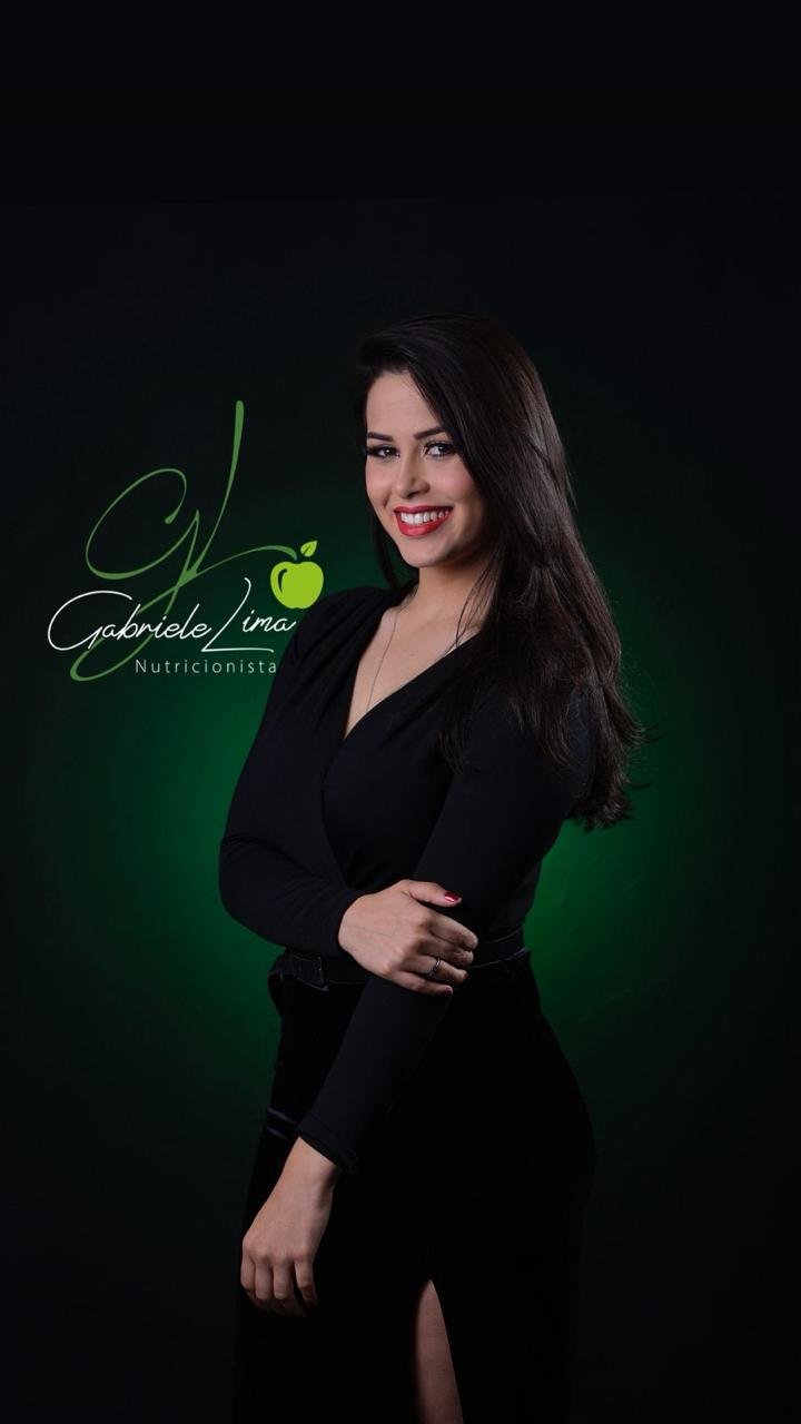 Gabriele Lima, nutricionista, em retrato institucional.